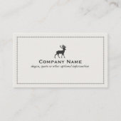 鹿ロゴ名刺 名刺 (正面)