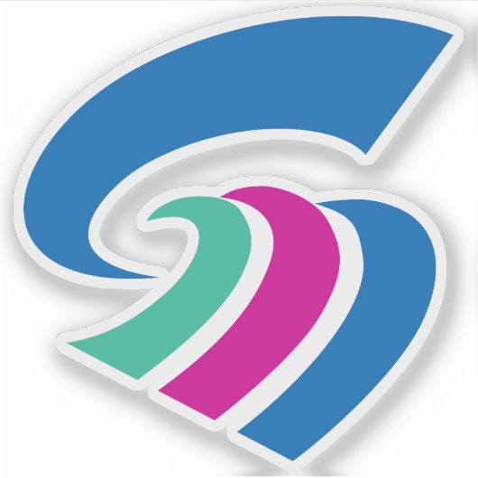 鹿児島県南さつま市のエンブレム シール (正面)