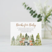 鹿動物アドベンチャーキャンパーブックスベビー ポストカード (スタンド正面)