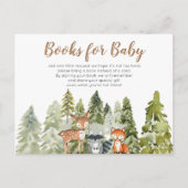 鹿動物アドベンチャーキャンパーブックスベビー ポストカード (正面)