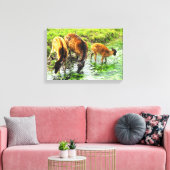 鹿動物 キャンバスプリント (インサイチュ (リビング))