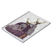 鹿双生児の紫 ノートブック (左側)