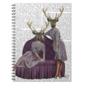 鹿双生児の紫 ノートブック (正面)
