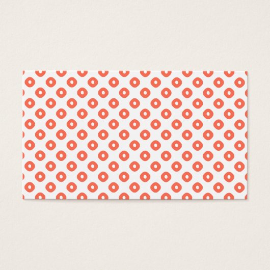 鹿子PUWNスポット柄サーモンピンク (正面)