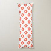 鹿子PUWNスポット柄サーモンピンク ボディピロー (裏面 (縦))