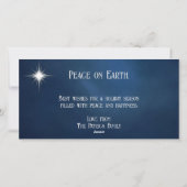 鹿家族ウィンターウッズクリスマスカード シーズンカード (裏面)