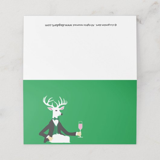 鹿応援 プレイスカード (外部開封)