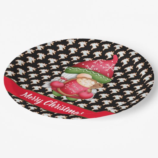 鹿格言カスタマイズカラーと文字 ペーパープレート (アングル)