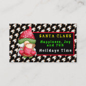 鹿格言カスタマイズカラーと文字 名刺 (正面)