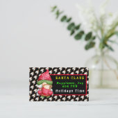 鹿格言カスタマイズカラーと文字 名刺 (スタンド正面)