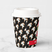 鹿格言カスタマイズカラーと文字 紙コップ (右)