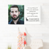 鹿永遠に我々のハートカスタム写真記念 横断幕 (インサイチュ)