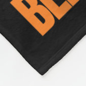 鹿狩りおもしろいシーズンハンター用ビール飲料 フリースブランケット (角)