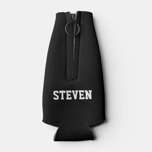 鹿狩りおもしろい引用文ホビースポーツ ボトルクーラー (裏面)