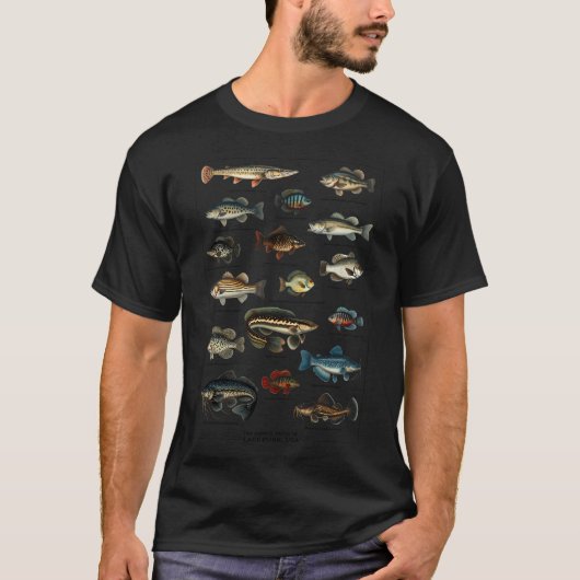 鹿狩りのアメリカ国旗 Tシャツ (正面)