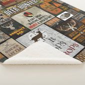 鹿狩りは狩人にクリスマスプレゼントを贈る シェルパブランケット (3/4)