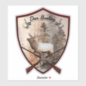 鹿狩りシール シール (シート)