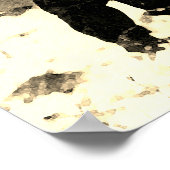 鹿狩りハンターヴィンテージ写真用カラスプラッシュ ポスター (角)