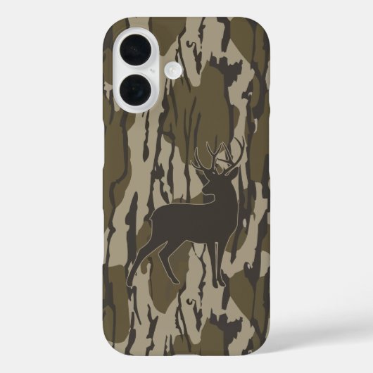 鹿狩りボートムランド迷彩柄鹿ボートムランド迷彩柄 Case-Mate iPhoneケース (裏面)