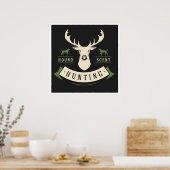 鹿狩りポスター ポスター (キッチン)