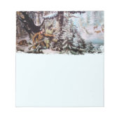 鹿狩りメモ帳 ノートパッド (正面)