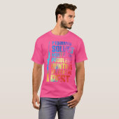 鹿狩りライフル魚釣りが問題の大部分を解決 Tシャツ (正面フル)