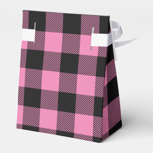 鹿狩りロッジベビーシャワー〔雄ジカの〕枝角ガールピンク フェイバーボックス (裏面サイド)