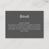 鹿狩りロッジベビーシャワー〔雄ジカの〕枝角ボーイブルー エンクロージャーカード (正面)