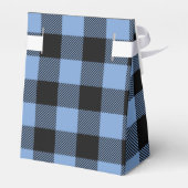 鹿狩りロッジベビーシャワー〔雄ジカの〕枝角ボーイブルー フェイバーボックス (裏面サイド)