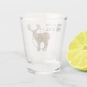 鹿狩りワンショットワンキル ショットグラス (裏面)