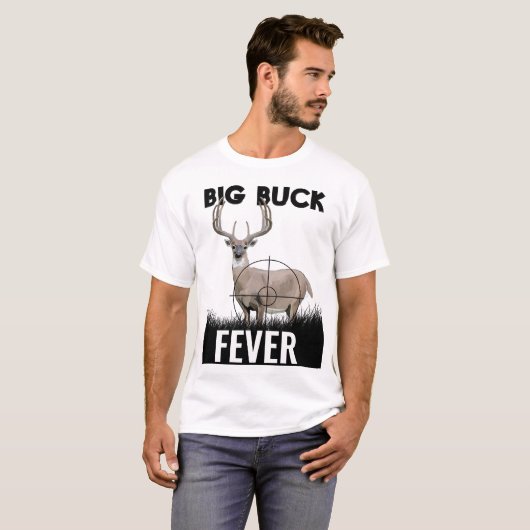 鹿狩り十字線 Tシャツ (正面フル)