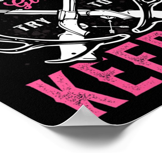 鹿狩り恋人のギフトハンター私は知っている狩りのような ポスター (角)