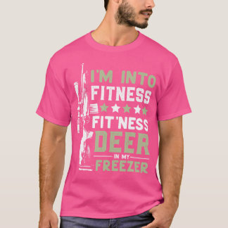 鹿狩り私は私のFでフィットネスフィットネス鹿に入っている Tシャツ
