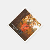 鹿狩り誕生日 スタンダードカクテルナプキン (角)