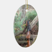 鹿狩り銃器 セラミックオーナメント (右)