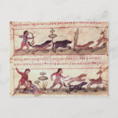 鹿狩り ポストカード (正面)