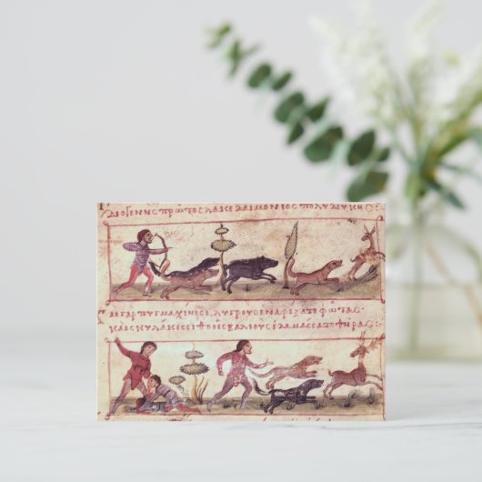 鹿狩り ポストカード (スタンド正面)