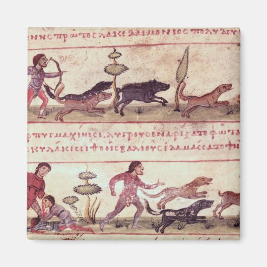 鹿狩り マグネット (正面)