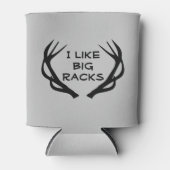 鹿狩り 大きな角 面白い 缶クーラー (正面)