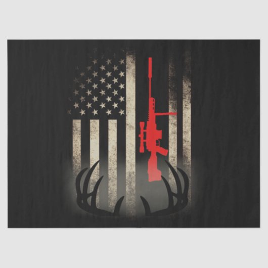 鹿狩り 薄葉紙 (正面)