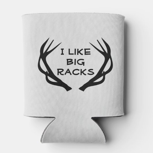 鹿狩りIは大きなラックが好きおもしろい 缶クーラー (裏面)