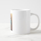 鹿狩猟ガイド革装丁本 ジャンボコーヒーマグカップ (右)