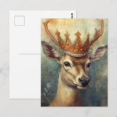 鹿王室の。 ポストカード (正面/裏面)