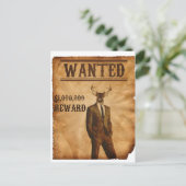 鹿男が指名手配 ポストカード (スタンド正面)