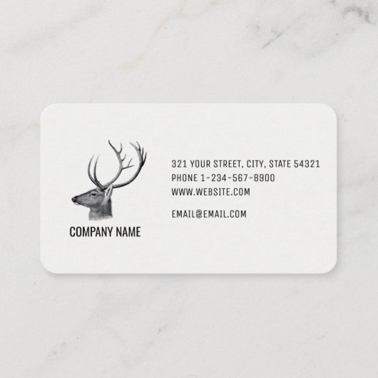 鹿男らし素朴頭 名刺 (裏面)