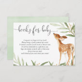 鹿男女兼用赤シャワーベビーenc エンクロージャーカード (正面/裏面)