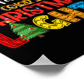 鹿私の色お気に入りのはクリスマスライトハッピーH ポスター (角)