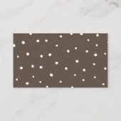 鹿秋ベビーシャワーグレイおむつラッフルチケット エンクロージャーカード (裏面)