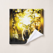 鹿素晴らし01 バスタオルセット (ウォッシュタオル)