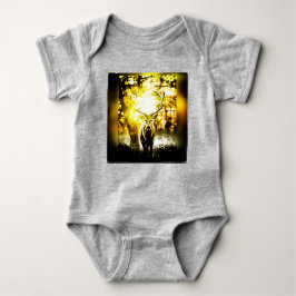 鹿素晴らし01-01 ベビーボディスーツ